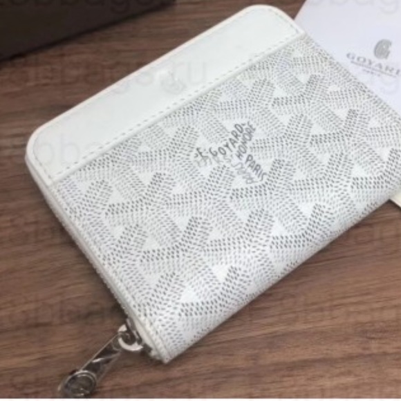 Goyard white short zip wallet - Picture 2 of 8